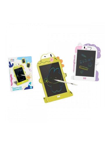 Таблет за Рисуване и Писане LCD Бял Зелен 32 x 23 cm