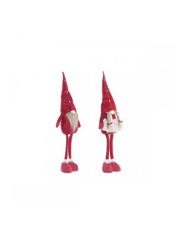 Декоративна фигурка DKD Home Decor Коледа Гном полиестер (22 x 10 x 73 cm) (2 броя)