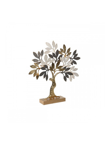 Декоративна фигурка Home ESPRIT Сив Златен Дърво Модерен 50 x 9 x 52 cm