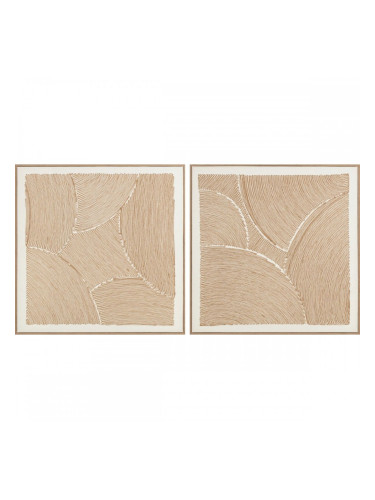 Пластно Home ESPRIT Памук Въже полистирен Пластно 100 x 3,8 x 100 cm