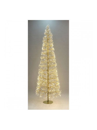 Коледно дърво Home ESPRIT Златен Метал