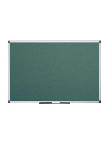 Зелена дъска Bi-Office Немагнитна, с алуминиева рамка 120x24