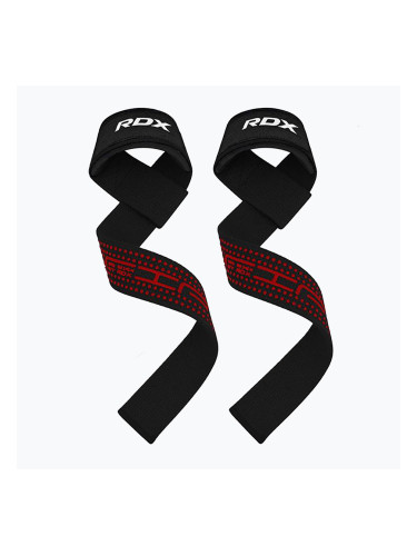 Каишки за вдигане на тежести RDX S4 Weightlifting Wrist Straps black