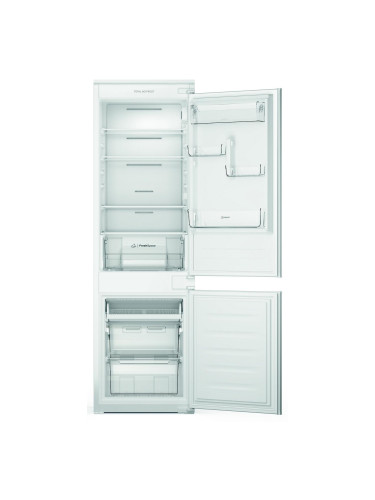 Вграден хладилник с фризер Indesit INC18 T112*** , 250 l, E , No Frost , Да