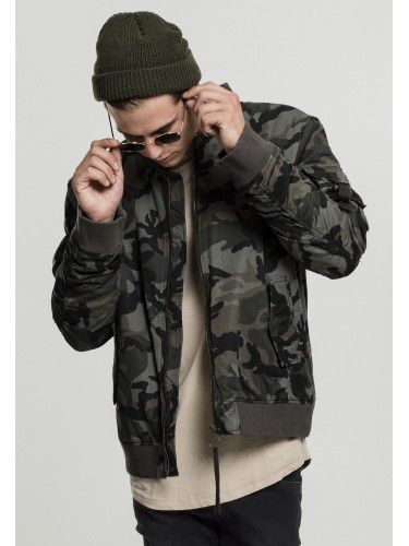 Мъжко камуфлажно яке тип бомбър Urban Classics wood camo