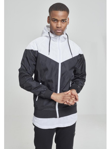 Мъжко яке тип ветровка в два цвята Urban Classics blk/wht