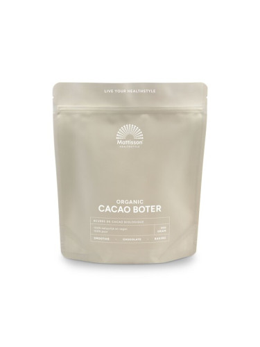 Какаово масло, БИО 300 g | Mattisson Healthstyle
