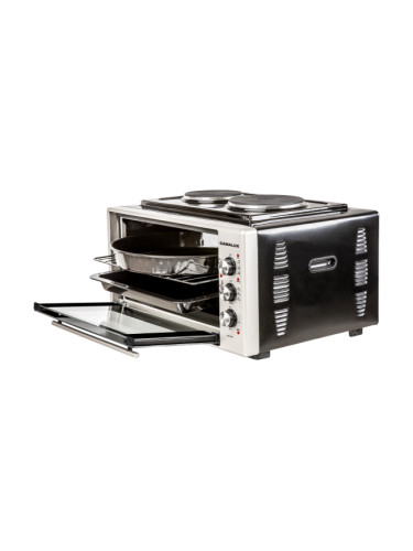 Gamalux Малка готварска печка с 2 котлона  I-60 HP White /бяла/ 