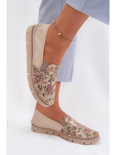 Дамски кожени обувки без връзки Maciejka