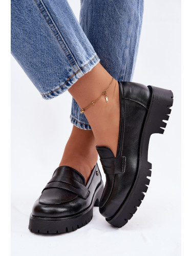 Дамски кожени мокасини Vinceza