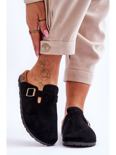 Дамски сандали на платформа от корк