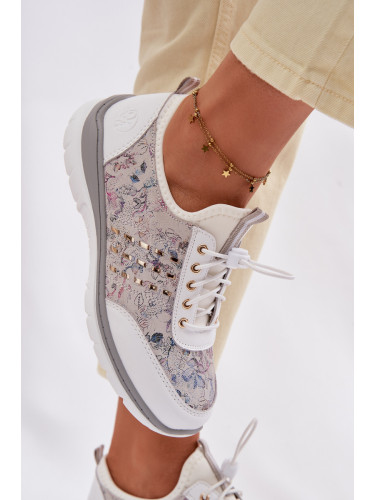 Кожени мокасини с шарка D&A