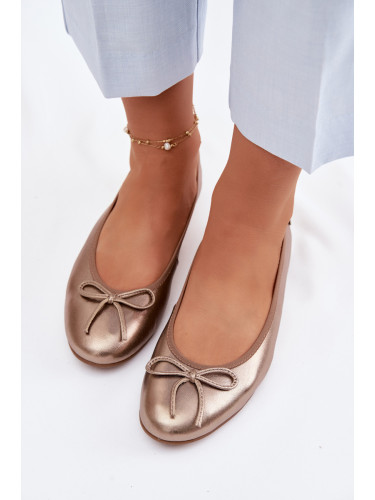 Дамски кожени балерини Maciejka