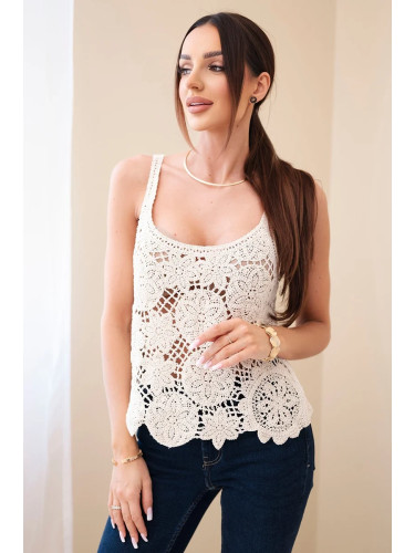 Дамски памучен блузен топ Kesi