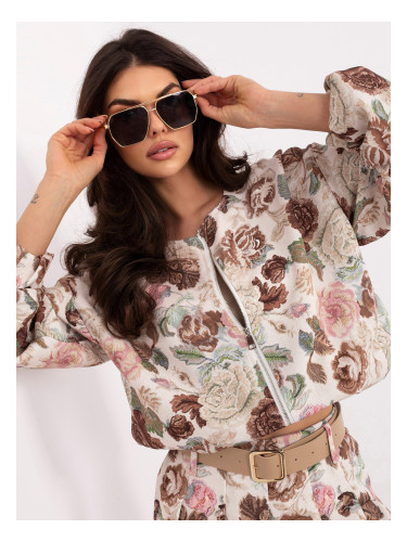 Дамско кафяво бомбър яке