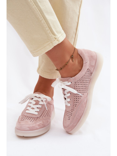 Дамски кожени велурени маратонки Boto Almora