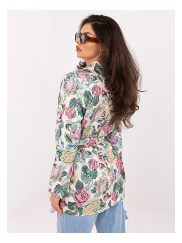 Елегантно зелено яке с колан