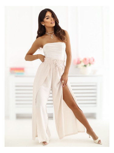 Светлобежови летни панталони