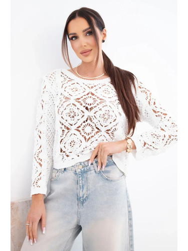 Дамски летен отворен пуловер Kesi