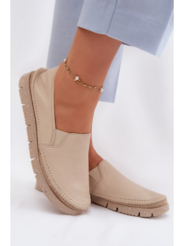 Дамски кожени обувки без връзки Maciejka