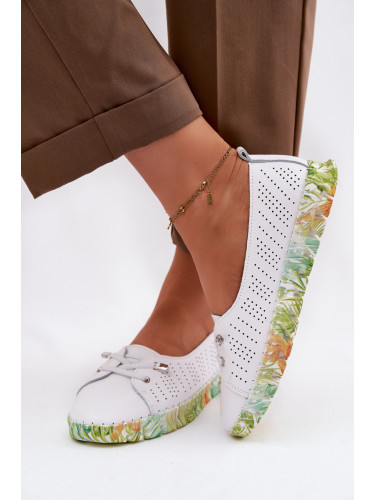 Дамски мокасини от естествена кожа S.BARKSI