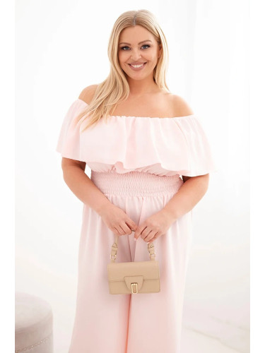 Дамски гащеризон с големи размери Kesi с волани