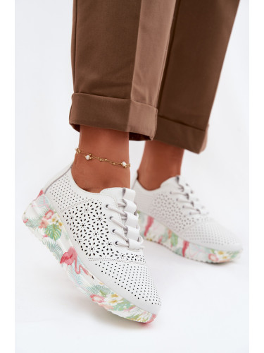 Дамски велурени мокасини Vinceza