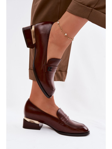 Дамски ниски обувки с блоков ток Vinceza