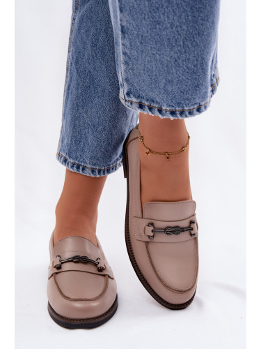 Дамски кожени мокасини Vinceza