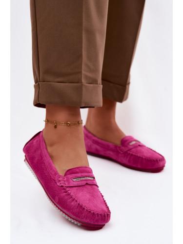 Дамски велурени мокасини S. BARSKI