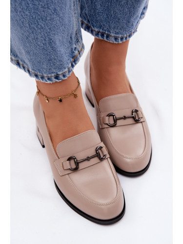 Дамски кожени обувки на висок ток Vinceza