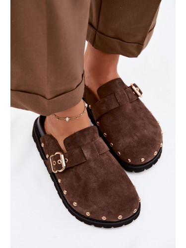 Сандали на платформа BIG STAR с нитове и катарама