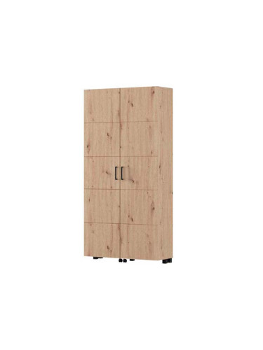 ШКАФ ЗА ОБУВКИ ИСЛАЙ 91.5/32.5/184.5 СМ В ДЪБ АРТИСАН