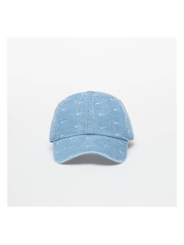 Шапка Nike Club Unstructured Denim Cap Aegean Storm/ Thunder Blue/ White Universal