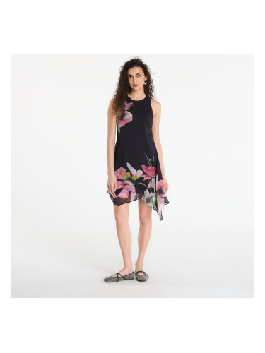 Облекло Desigual Vest Nala Asimetrico Dress Black L