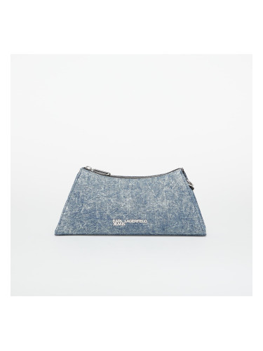 Karl Lagerfeld Jeans Denim Chain Sm Shoulderbag Washed Medium Blue Universal