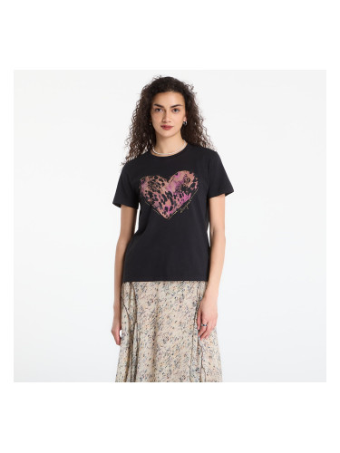 Тениска Desigual Ts Tiger Cor T-Shirt Black L