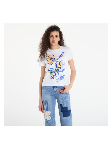 Тениска Desigual Ts Zurich T-Shirt White L