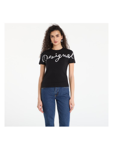 Тениска Desigual Ts Florencia T-Shirt Black L