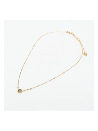 Огърлица GUESS Tiny Pearly Yellow Gold Universal