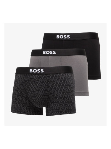Боксерки Hugo Boss Trunk 3-Pack Boss One D Light Grey S