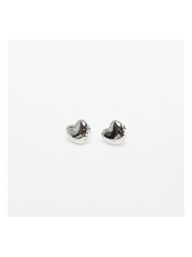 Обеци GUESS Iconique Rhodium Universal