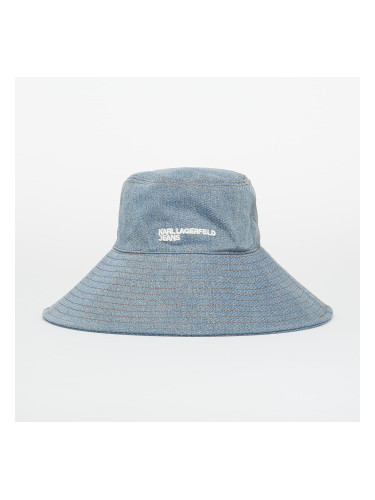 Шапка Karl Lagerfeld Jeans Denim Summer Bucket Hat Washed Mid Blue Universal