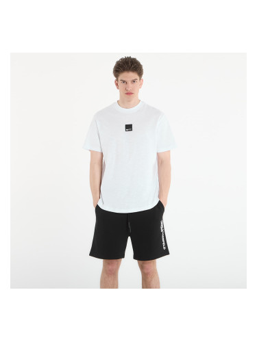 Тениска Karl Lagerfeld Jeans Reg Curved Hem Slub Tee White S