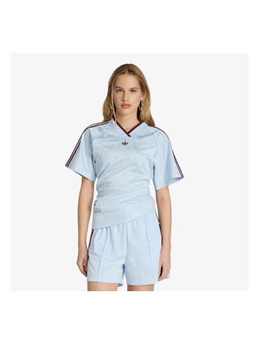 Фланелка adidas Rouched Football Jersey Crystal Sky M