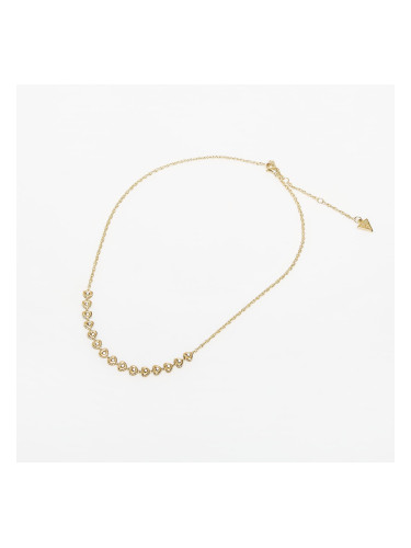 Огърлица GUESS L.O.V.E. Yellow Gold Universal