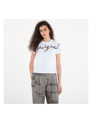 Тениска Desigual Ts Florencia T-Shirt White L
