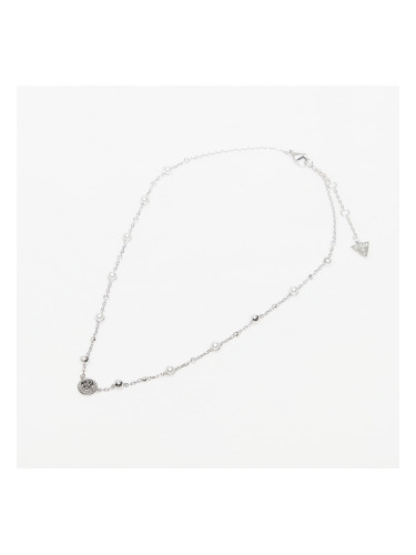 Огърлица GUESS Tiny Pearly Rhodium Universal