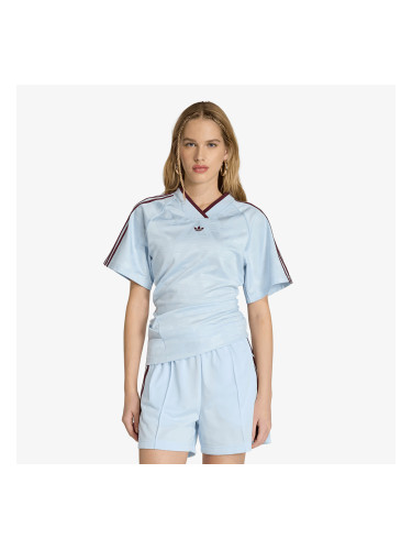 Джърси adidas Rouched Football Jersey Crystal Sky L