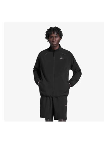 Суитшърт adidas Tech Trefoil Essentials Fz Hood Track Top Black L